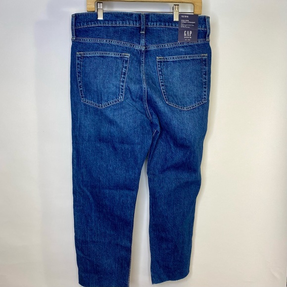 GAP denim high-rise cheeky straight shirt jeans - Picture 10 of 11